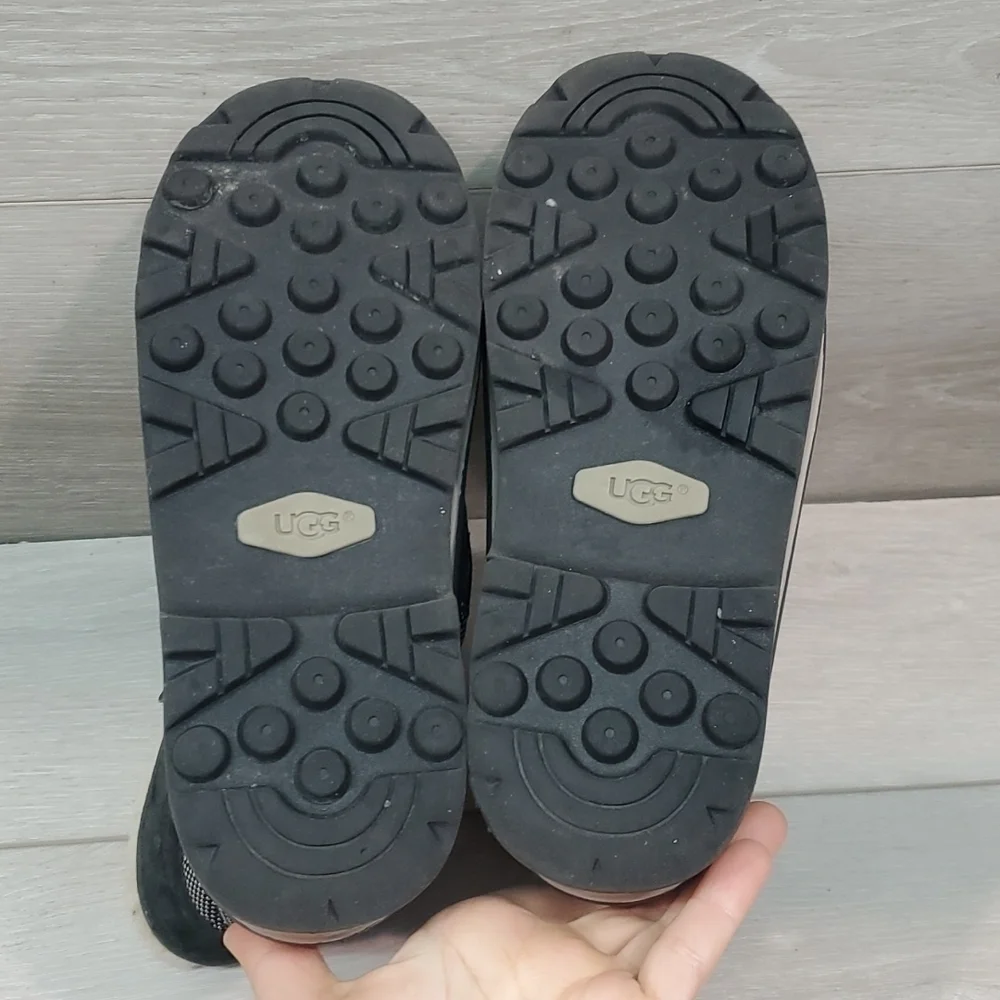 Ugg Kids Boys Insulated lined Saltwater Duck rubber leather boots shoes